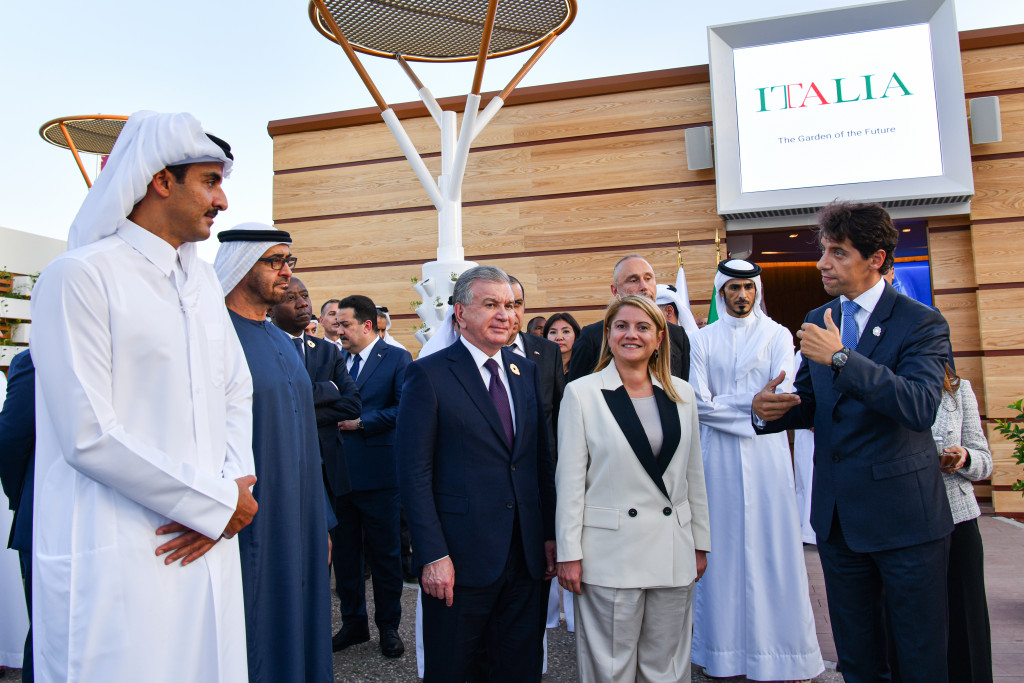 Expo Doha 2023, Undersecretary Tripodi inaugurates the Italian Pavilion named “The Garden of the Future”